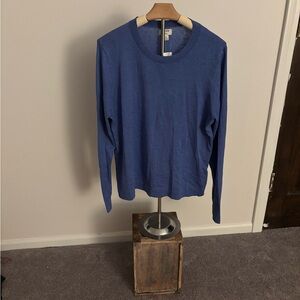 J. Crew Navy Blue Crew Neck Sweaters Timeless Knit Style